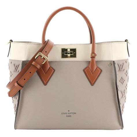 louis vuitton on my side tote|classic Louis Vuitton tote.